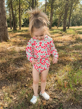 Load image into Gallery viewer, Christmas leopard Ribbed Hooded romper