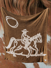 Load image into Gallery viewer, The Cowboy Drifter Throw Blanket