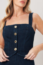 Load image into Gallery viewer, URBAN EDGE DENIM ROMPER