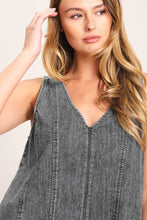 Load image into Gallery viewer, COOL SWEET LIGHTWEIGHT DENIM ROMPER