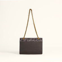 Load image into Gallery viewer, Loyal West Savi Small Embossed &amp; Grained Leather Bag - Charcoal