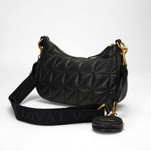 Load image into Gallery viewer, Loyal West JOE QUILTED NAPPA LEATHER BAG-BLACK
