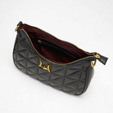 Load image into Gallery viewer, Loyal West JOE QUILTED NAPPA LEATHER BAG-BLACK