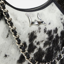 Load image into Gallery viewer, Loyal West LUEVE HAIRON LEATHER BAG