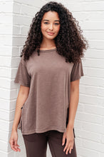 Load image into Gallery viewer, Let Me Live Relaxed Tee in Brown