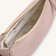 Load image into Gallery viewer, Mira &amp; Moss Sabine Crescent Crossbody Bag - Transcendent Pink