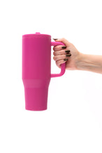 Load image into Gallery viewer, No Spill 40oz Tumbler in Hot Pink