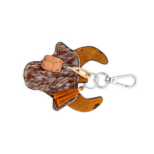 Load image into Gallery viewer, Moosehead Point Bag Charm In Brown