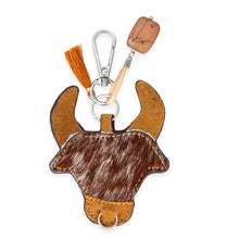Load image into Gallery viewer, Moosehead Point Bag Charm In Brown