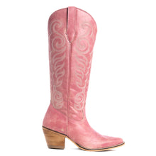 Load image into Gallery viewer, Nalejandra Leather Boots in Pink