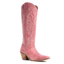 Load image into Gallery viewer, Nalejandra Leather Boots in Pink