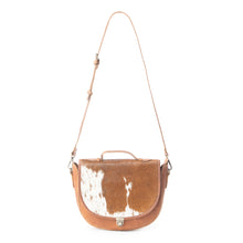 Load image into Gallery viewer, Vanilla Fiesta Leather &amp; Hair On Bag