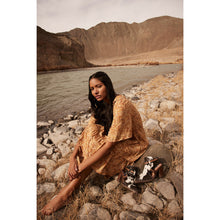 Load image into Gallery viewer, Myra Beth Jane Hairon Leather Boots - Handtooled Ankle Strap Brunch Boots for Bold Cowgirl Vibes