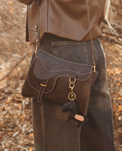 Load image into Gallery viewer, PRE ORDER: Vintage Saddle Bag (With or Without Horse Keychain)