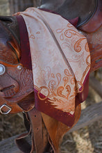 Load image into Gallery viewer, Show Day D Ring Snaffle Bit Wild Rag Scarf in Vintage Plum
