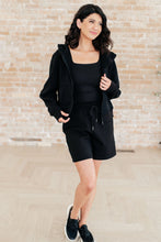 Load image into Gallery viewer, Sun or Shade Zip Up Jacket in Black