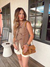 Load image into Gallery viewer, The Gingham Vest in Brown-BEST SELLER