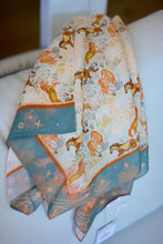 Load image into Gallery viewer, Wild Horses Mustang Meadow Wild Rag Silk Scarf