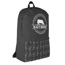 Load image into Gallery viewer, Branded Eat Beef Backpack