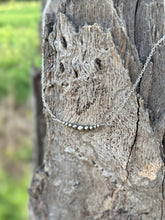 Load image into Gallery viewer, Authentic Graduated Silver Pearls Chain Necklace