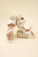 Load image into Gallery viewer, NOBLE-S ESPADRILLE SANDAL HEELS