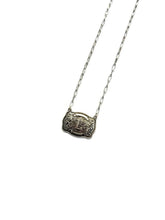 Load image into Gallery viewer, Belt Buckle Initial Necklace