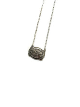 Load image into Gallery viewer, Belt Buckle Initial Necklace
