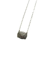 Load image into Gallery viewer, Belt Buckle Initial Necklace