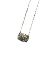 Load image into Gallery viewer, Belt Buckle Initial Necklace
