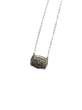 Load image into Gallery viewer, Belt Buckle Initial Necklace