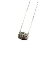 Load image into Gallery viewer, Belt Buckle Initial Necklace