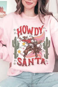 HOWDY SANTA Graphic Sweatshirt