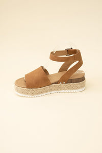 TOPIC-S ESPADRILLE ANKLE STRAP SANDALS