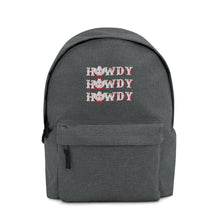Load image into Gallery viewer, Howdy Embroidered Backpack