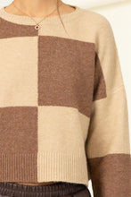Load image into Gallery viewer, CLUB LONG SLEEVE COLOR-BLOCK SWEATER