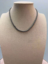Load image into Gallery viewer, Faux Silvertone Pearl Style Choker - 4mm