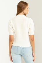 Load image into Gallery viewer, Lovey Embrace Puff Sleeve Sweater Top