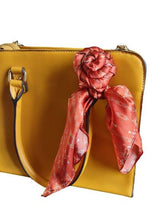 Load image into Gallery viewer, Wild Rag 100% SILK Rusty Orange Aztec Cowboy Western Neck Scarf Bandanna by Double B Wild Rags