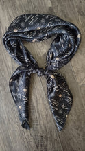 Load image into Gallery viewer, Wild Rag 100% SILK Black Cactus and Sun Western Neck Scarf Bandanna by Double B Wild Rags