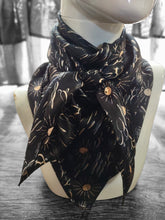 Load image into Gallery viewer, Wild Rag 100% SILK Black Cactus and Sun Western Neck Scarf Bandanna by Double B Wild Rags