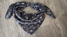 Load image into Gallery viewer, Wild Rag 100% SILK Black Cactus and Sun Western Neck Scarf Bandanna by Double B Wild Rags