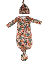 Load image into Gallery viewer, Cactus sun gown and hat set