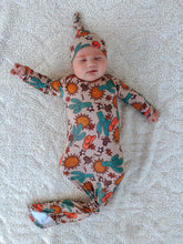 Load image into Gallery viewer, Cactus sun gown and hat set