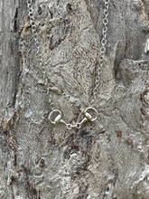Load image into Gallery viewer, Snaffle Bit Silver Chain Necklace