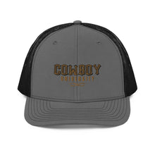 Load image into Gallery viewer, Cowboy University Trucker Cap