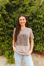 Load image into Gallery viewer, Sunflower Engraved Graphic Tee