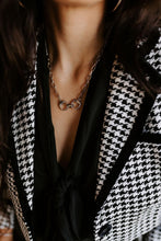 Load image into Gallery viewer, The Harlowe Horsebit Necklace in Silver