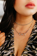 Load image into Gallery viewer, The Harlowe Horsebit Necklace in Silver