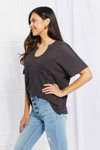 Load image into Gallery viewer, Zenana Full Size Spring It On Keyhole Jacquard Sweater in Gray
