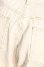 Load image into Gallery viewer, Contrast Frayed Detail Flare Jeans